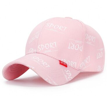 Unisex Paar Hoeden Mode Baseball Cap Sport Cap Letters Borduren Hoed Mannen En Vrouwen Zonnehoed Gorras Lavendel