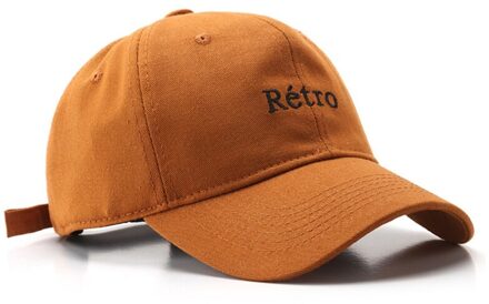 Unisex Retro Brieven Borduurwerk Baseball Cap Harajuku Hip Hop Effen Kleur Outdoor Zonnebrandcrème Verstelbare Trucker Vader Hoed BN