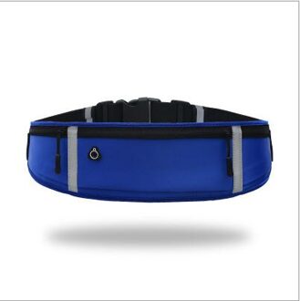 Unisex Running Tas Sport Taille Zakken Waterdichte Wandelen Bum Bag Sport Camping Taille Riemfanny Ultradunne Voor Vrouwen Mannen Blauw