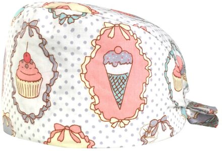 Unisex Scrubs Vrouwen Werken Hoeden Verstelbare Pet Grooming Scrub Caps Tand Schoonheid Controleren Werkende Caps Cartoon Printing Caps 12080