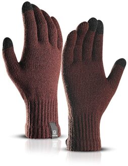 Unisex Touch Screen Vissen Handschoenen Warm Houden Suede Mitten Outdoor Paardrijden Skiën Volledige Vinger Winter Winddicht Fietsen Handschoenen