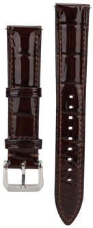 Unisex Verstelbare Pu Lederen Horloge Band Horloge Reparatie Vervanging Deel 18Mm helder bruin