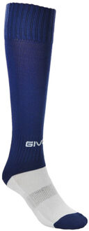 Unisex voetbal sokken voor volwassenen Blauw - One size