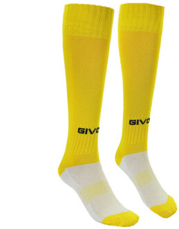 Unisex voetbal sokken voor volwassenen Geel - One size