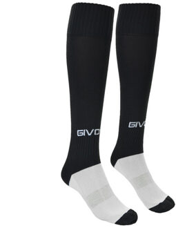 Unisex voetbal sokken voor volwassenen Zwart - One size