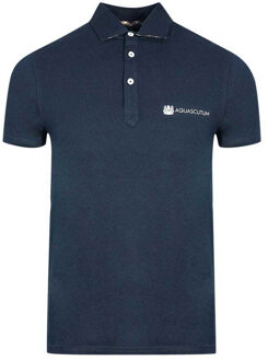 Unisex Volwassen Aldis Block Logo Polo Shirt (Marineblauw) Navy