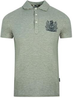 Unisex Volwassen Aldis Borstlogo Polo Shirt (Grijs) - maat M