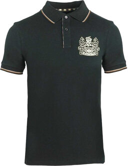 Unisex Volwassen Aldis Crest Polo Shirt (Zwart) - maat S