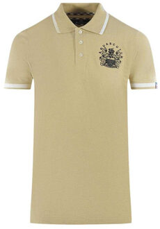 Unisex Volwassen Aldis Tipped Polo Shirt (Beige) - M