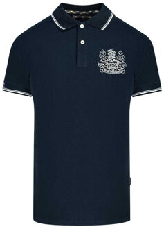Unisex Volwassen Aldis Tipped Polo Shirt (Marineblauw) Navy