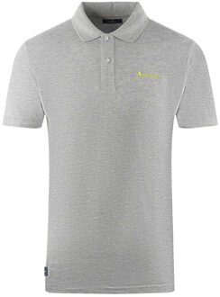 Unisex Volwassen Effen Logo Polo Shirt (Grijs)