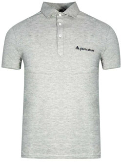 Unisex Volwassen Handtekening Logo Polo Shirt (Grijs)