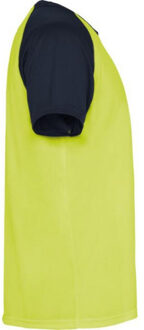 Unisex volwassen indianapolis sport t-shirt met korte mouwen Geel