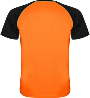 Unisex volwassen indianapolis sport t-shirt met korte mouwen Zwart - XXL / XXXL