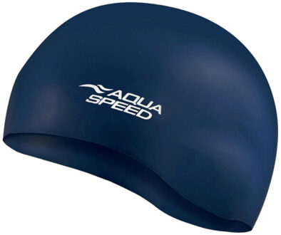 Unisex volwassen mono siliconen badmuts Blauw - One size