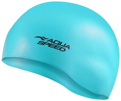 Unisex volwassen mono siliconen badmuts Blauw - One size