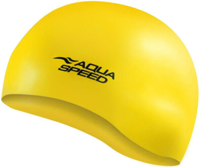 Unisex volwassen mono siliconen badmuts Geel - One size