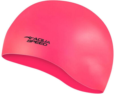 Unisex volwassen mono siliconen badmuts - maat One size Roze