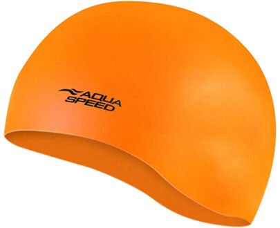 Unisex volwassen mono siliconen badmuts Oranje - One size