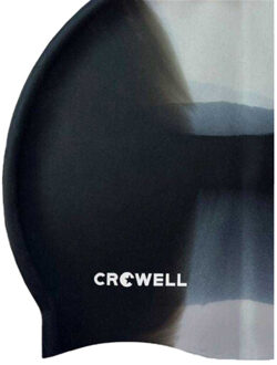 Unisex volwassen siliconen badmuts Zwart - One size