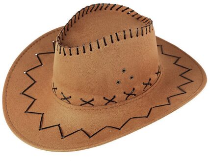 Unisex volwassen western cowboy hoed mannen en vrouwen effen kleur toevallige hoed dames zomer strand reizen hoed retro cowboy hoed czapka Geel