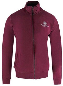 Unisex Volwassen Zip Activiteit Sweatshirt (Bordeaux) Bourgogne - M