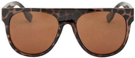 Unisex volwassen zonnebril met luipaardprint izrad Bruin - One size