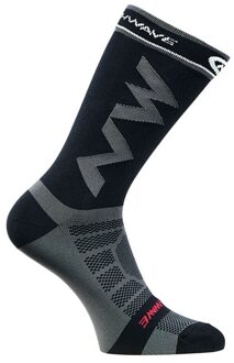 Unisex Vrouwen Fietsen Sokken Comfortabele Ademende Mannen Sport Fietsen Running Sokken zwart