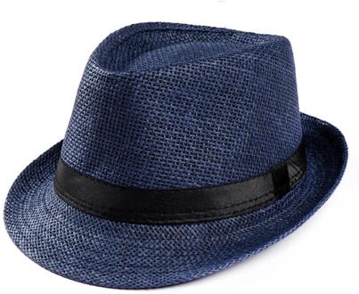 Unisex Vrouwen Mannen Mode Zomer Casual Beach Trendy Zon Straw Panama Jazz Hoed Cowboy Fedora Hoed Gangster Cap шляпа marine