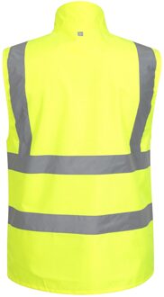 Unisex waterdicht werkvest Hi-Vis voor volwassenen (Geel) - XS