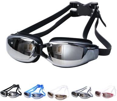 Unisex Waterproof Swimming Goggles Antifog Coating Myopia Eyewear Goggles Swimming Glasses