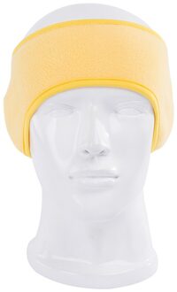 Unisex Winter Leuke Oor Bont Hoofdtelefoon Warm Oorbeschermers Opvouwbare Меховые Теплые Наушники Oorwarmers Oorwarmers geel