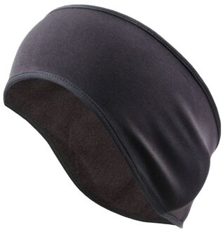 Unisex Winter Oor Warmer Cover Hoofdband Faux Fleece Gevoerde Koud Weer Oorbeschermers Haarband Fietsen Sport Tulband groen