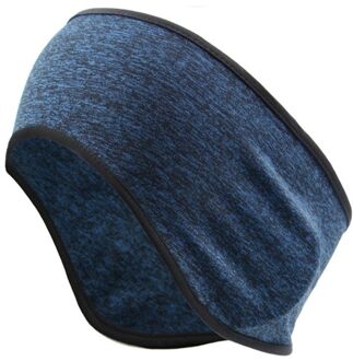 Unisex Winter Oor Warmer Cover Hoofdband Faux Fleece Gevoerde Koud Weer Oorbeschermers Haarband Fietsen Sport Tulband wit