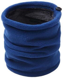 Unisex Winter Warm Outdoor Multifunctionele Sjaal Thermische Warm Fleece Snood Sjaal Halswarmer Beanie Ski Balaclava Halswarmer Blauw