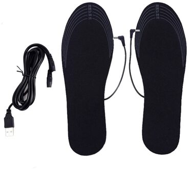 Unisex Winter Warmer Voet Usb Opladen Elektrische Verwarmde Inlegzolen Voor Schoenen Verwarming Binnenzool Laarzen Cuttable Oplaadbare Heater Pads 3540