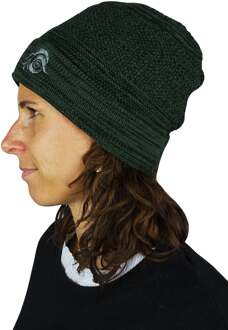 Unisex Wintermuts met lichte Fleecevoering - maat Groen