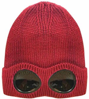 Unisex Wol Gebreide Bril Beanie, leisure Thermische Pluizige Warme Herfst Winter Hoed Sport Cap Warmte Keeper Oor Sneeuw Koude Protector QJ2310JR