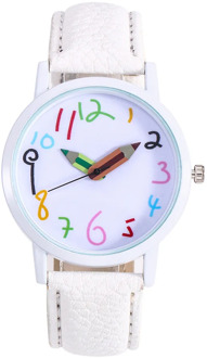 Unisex Women Quartz Watches Top Brand Luxury Fashion Faux Leather Band Watches Sport Casual Reloj Mujer Elegante