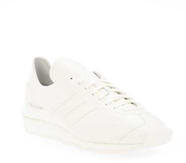 Unisex Y-3 Country Trainers in Off White Gebroken wit