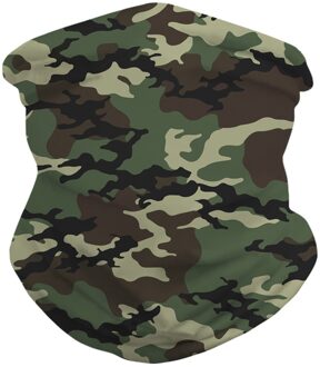 Unisex Zachte Camouflage Sport Running Outdoor Bandana Zon Bescherming Halsdoek Ademend Fietsen Wandelen Gezicht Cover Masker Sjaal type D