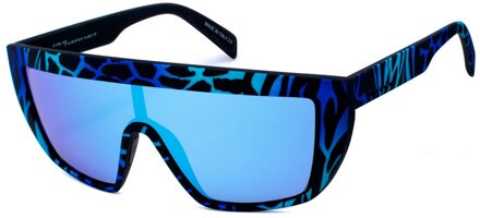 Unisex Zonnebril 122/0/140 mm Acetaat Blauw - One Size