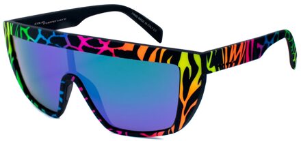 Unisex Zonnebril 122/0/140 mm Acetaat Veelkleurig