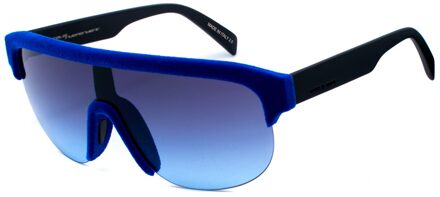 Unisex Zonnebril 135/0/140 mm Acetaat Blauw