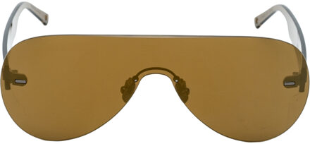 Unisex Zonnebril 141/00/145 mm Acetaat Bruin