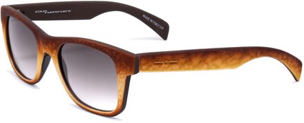 Unisex Zonnebril 46/20/132 mm Acetaat Bruin - One Size