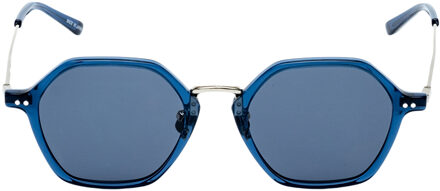 Unisex Zonnebril 47/15/140 mm Titanium Blauw - One Size