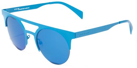 Unisex Zonnebril 49/21/140 mm Metaal Blauw - One Size