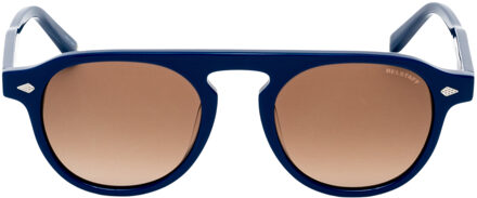 Unisex Zonnebril 49/21/145 mm Acetaat - maat Blauw