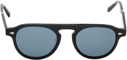 Unisex Zonnebril 49/21/145 mm Acetaat Zwart